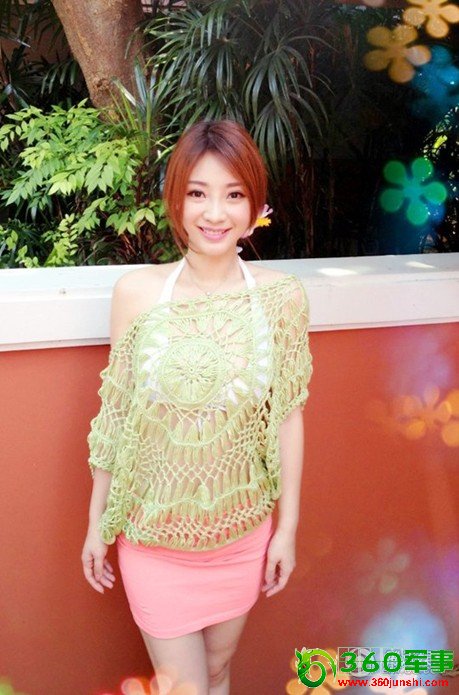 柳岩泰国度假美照